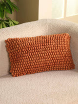 Rust Handmade Lumbar Pillow - 12x20