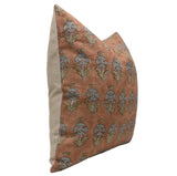 Block Print Pillow - Mor Mukut