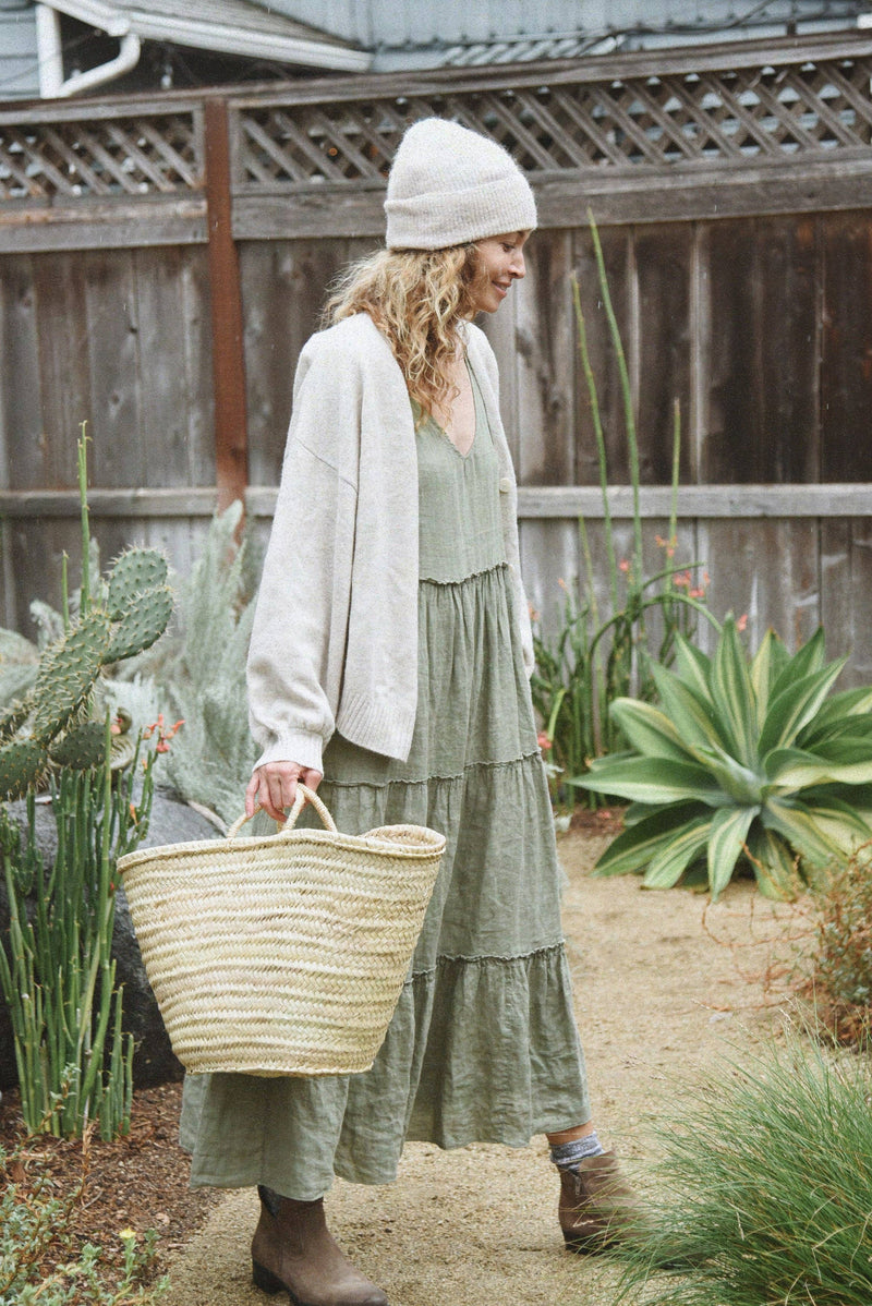 The Cashmere Yaya Cardigan - Moon