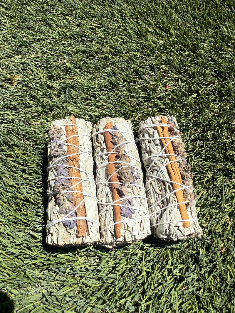 Lavender, Cinnamon & White Sage Bundles