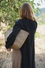 The Cashmere Marlow Long Cardigan - Ash