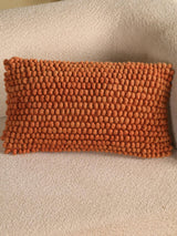 Rust Handmade Lumbar Pillow - 12x20