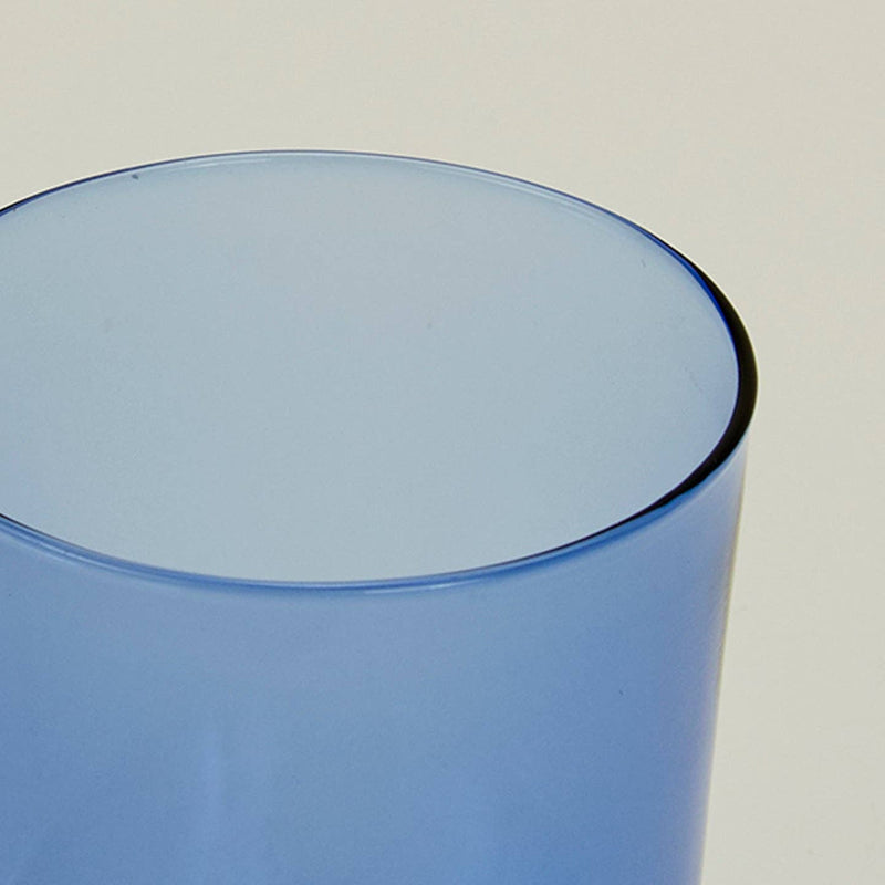 ESSENTIAL GLASSWARE - SET OF 4, BLUE - SMALL