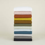 SIMPLE WAFFLE TOWELS - BLUSH