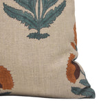 Block Printed Lumbar Pillow - Badshah