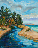 Follow the Stream Lakeshore Wooden Puzzle