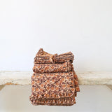 Anika Block Print Tablecloth, Tan Floral
