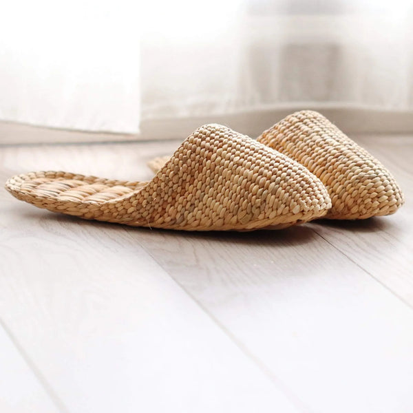 Straw Slippers