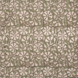 Artichoke Green Block Print Napkins, S/4