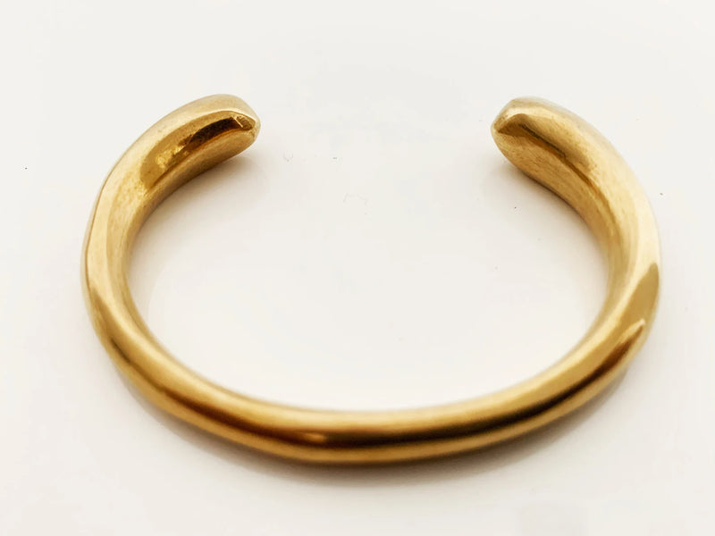 Solid Brass Organic Bracelet