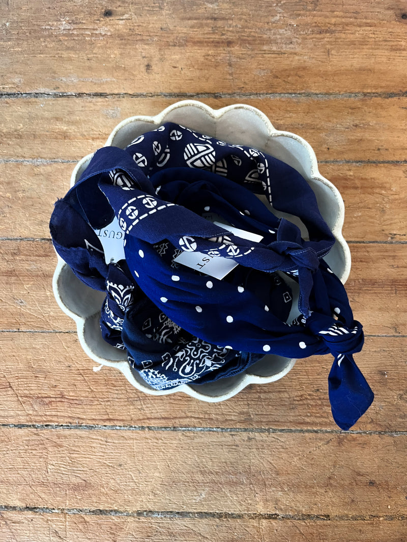 Vintage Indigo Bandana