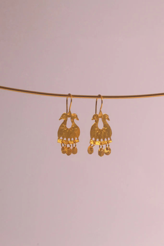 Swan Earrings
