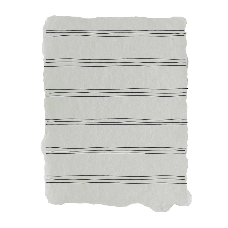 Triple Striple Note Card, Single