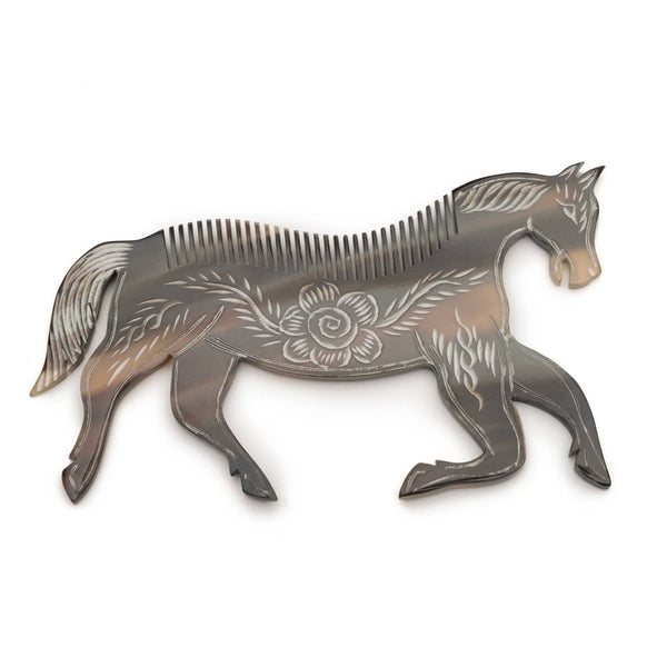 Horse Horn Comb Natural