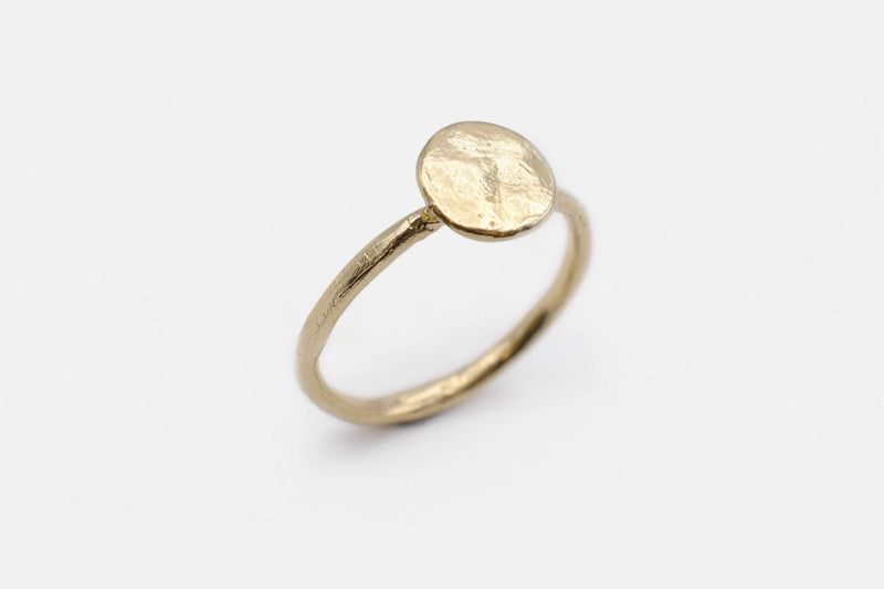 Dot Ring, Size 7, 10k YG