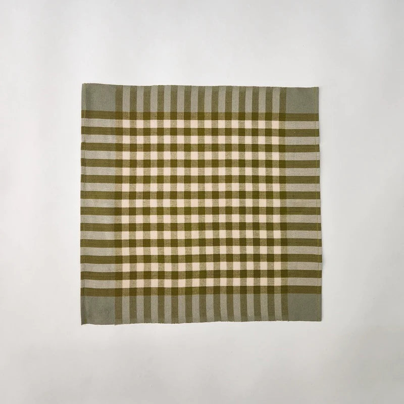 Plaid Napkins, Pinyon, S/2