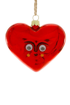 Googly Eye Heart Ornament