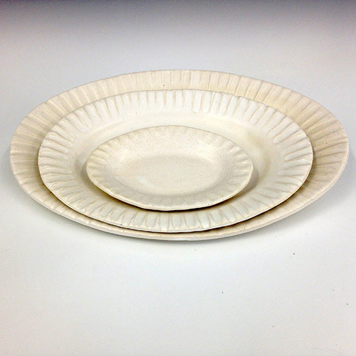 Fluted Platter, Medium