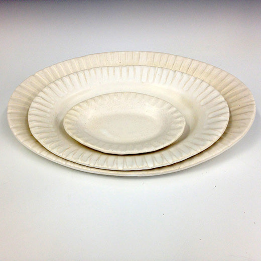 Fluted Platter, Large